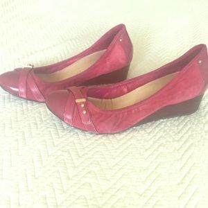 Raspberry Cole Haan Nike Air Wedges